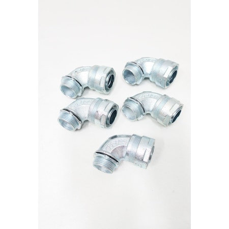 Egs Conduit Fitting Connector, Liquid-Tight, Iron 4Q-9100